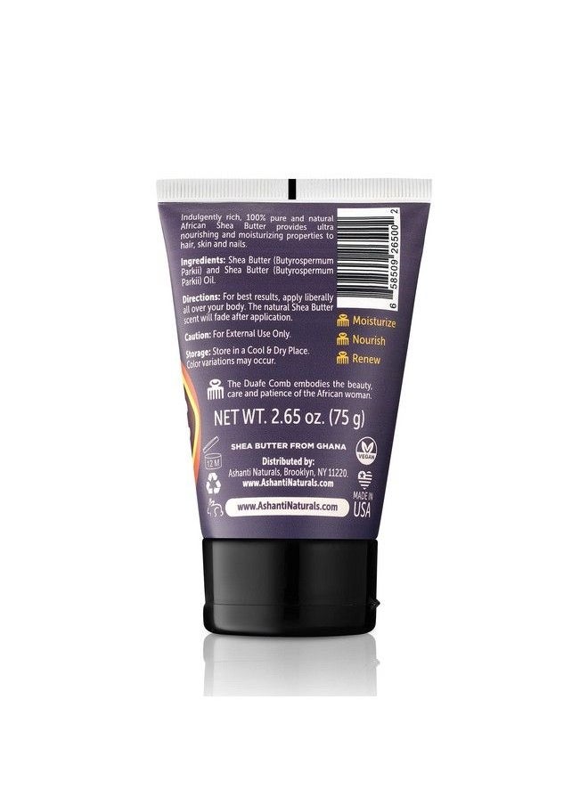 Ashanti Naturals - Yellow Whipped Shea Butter | 100% Natural African Shea Butter | Moisturizing And Fragrance Free (2.65 Oz Tube) - Image 1