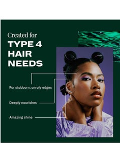 THE MANE CHOICE The Mane Choice Hair Type 4 Leaf Clover Edge Control Freezing Gel (4 oz), 4c Hair Products for Locs, Curly Hair, Coily Hair & Wavy Hair  - Image 4