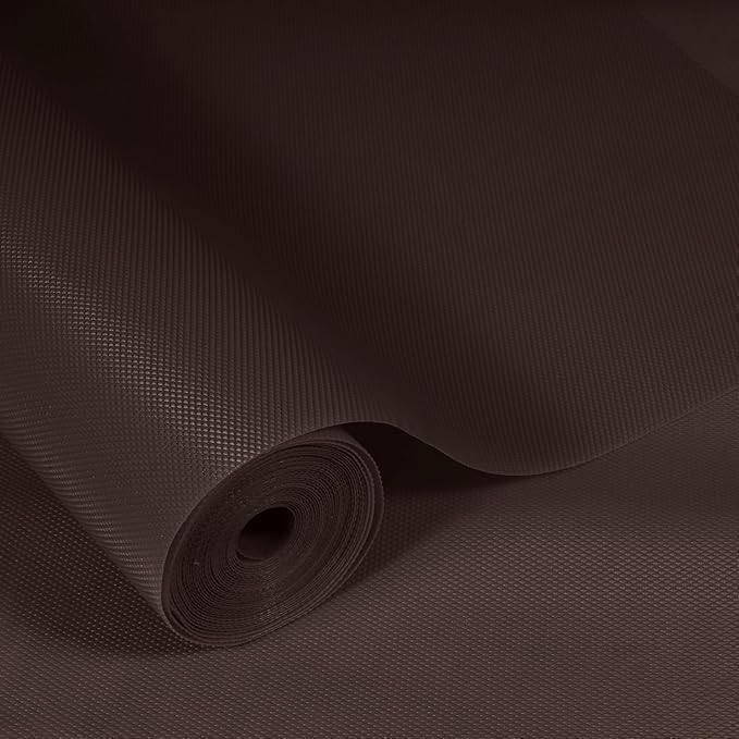 ElastPro (30 cm X 1.5 m) CoffeeBrown EVA Food Grade Washable Anti Slip Mat/Sheet for Fridge, Shelf Liner, Table, Kitchen Drawer mat (Diamond Texture, Coffee Brown) - Image 5