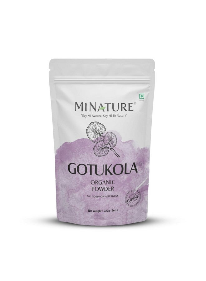 minature USDA Organic Gotu Kola Powder(Centella asiatica) | 8 oz (227 gram) (1/2 lb) | Ayurvedic Herb for Memory Enhancement and Healthy Nervous System | Vegan, Non GMO | Healthy Hair and Skin - Image 1