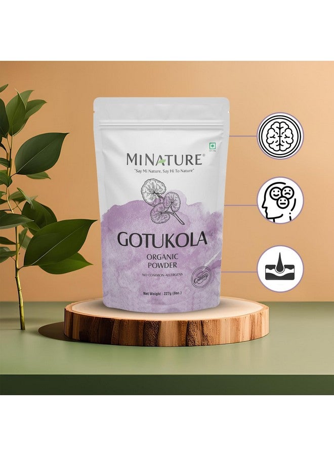 minature USDA Organic Gotu Kola Powder(Centella asiatica) | 8 oz (227 gram) (1/2 lb) | Ayurvedic Herb for Memory Enhancement and Healthy Nervous System | Vegan, Non GMO | Healthy Hair and Skin - Image 4