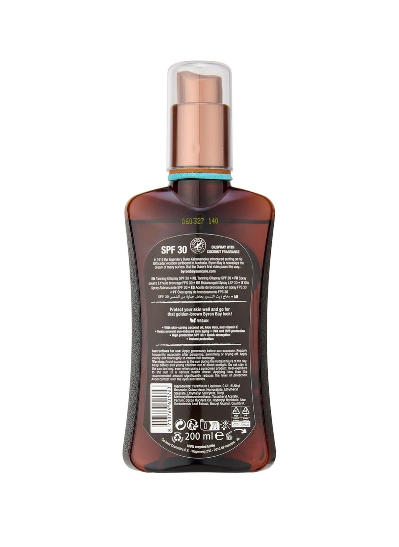 Byron Bay Byron Bay Coconut Oilspray Tanning Oil SPF30 200ml  - Image 2