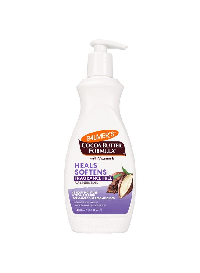 PALMER'S - Cocoa Butter Formula Fragrance Free Body Lotion, 13.5 Ounce - Image 1