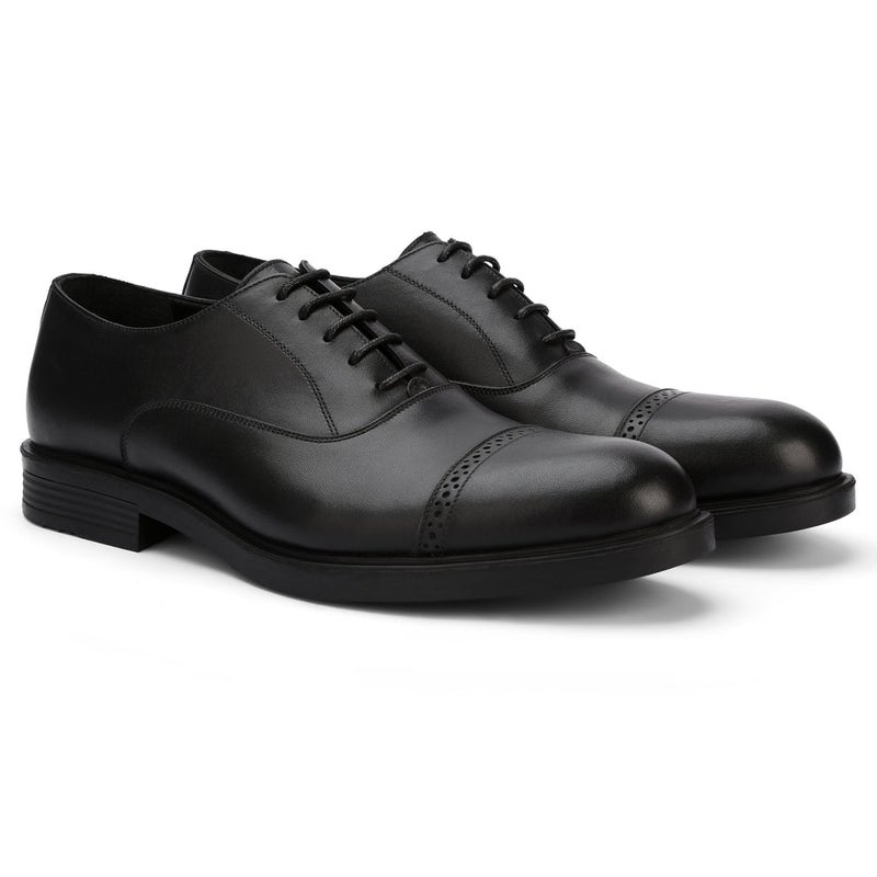 Brio Premium Oxford Shoes - Black