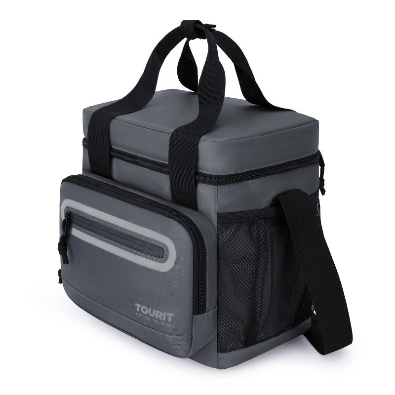 TOURIT Large Lunch Bag 14L Insulated Lunch Box Lunch Cooler for Men&Women Work, Dark Gray - Image 1