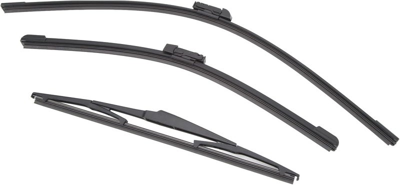 Front Wiper Blades, Replacement for CX5 CX9 2017 to 2021, with High Grade Rubber Steel Aluminum Material - Image 1