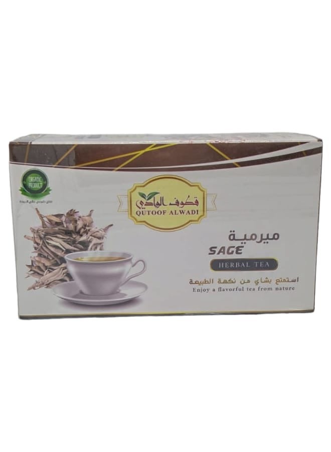 Qutoof Alwadi Sage Drink 24 bags 