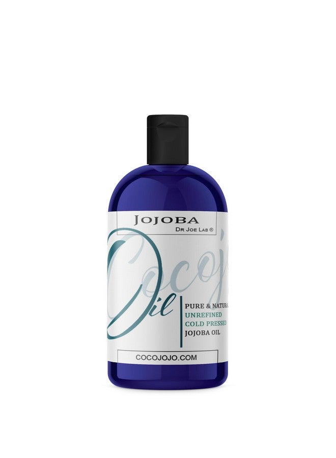 Cocojojo Jojoba Oil Organic, Jojoba Oil for Hair Growth, Jojoba Oil for Skin, Jojoba Oil for Face, 100% Pure Natural, Cold Pressed, Deep Moisturizing Anti-Aging, Essential Oils - 16 Fl Oz - Image 1