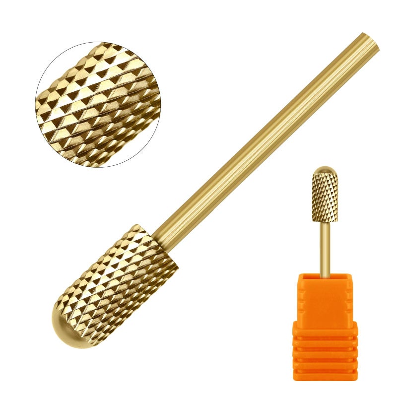 Nail polishing head, polishing and nail removal nail tools  gold - Image 1
