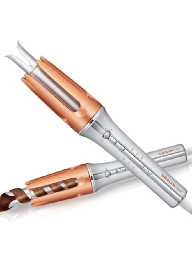 ACLIX Automatic Curling Iron 1 inch with 3 Temperatures Fast Heating, 2-Way Rotation, Automatic Shut-Off, Anti-Scald, Anti-Tangle Rotating for Hair Styling - Image 1