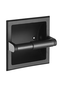 Matte Black Recessed Toilet Paper Holder, Stainless Steel Wall Mount Tissue Paper Holder, Bathroom Toilet Paper Roll Holder Includes Rear Mounting Brack - pzsku/Z55DC27AEDC3D791E89FEZ/45/_/1698661249/4483f7a6-0e53-40ae-bd0f-e29caf3468e0