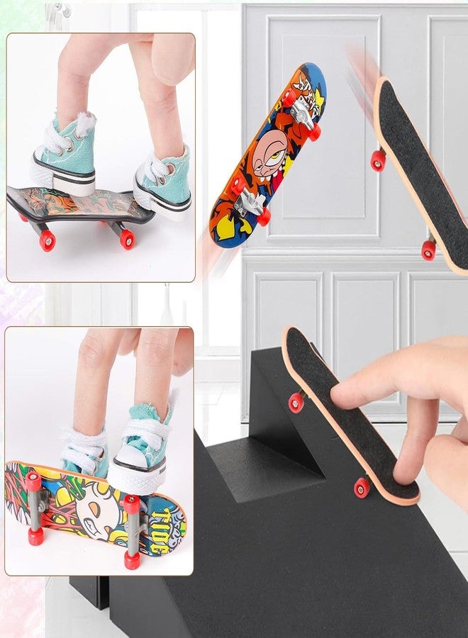 TecoKart® 5 PCS Fingerboard Set, Mini Skateboard with Screwdriver, Self-Assembly Deck Finger Board Toy, Mini Toys for Skate Lovers, Kid - Image 4