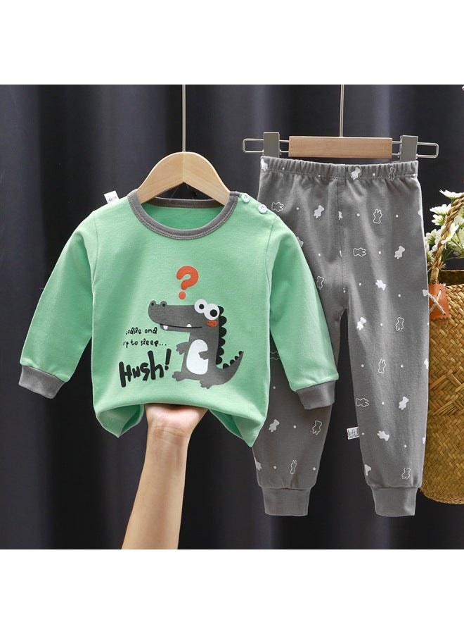 Children's Cotton Underwear Set For Autumn, Baby Thermal Tops And Pants, Boys' Warm Clothing, Girls' Clothes, Children's Clothing Made Of Pure Cotton
