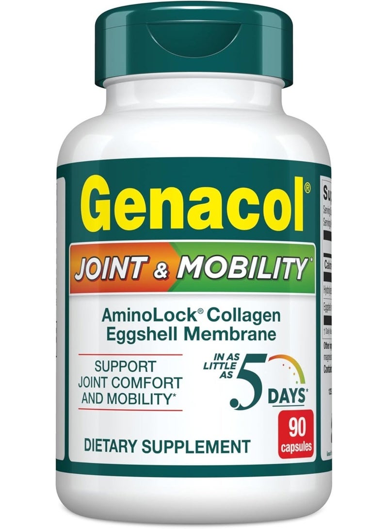Genacol Eggshell Membrane Collagen Peptides Joint & Mobility Supplement 90 Capsules - Image 1
