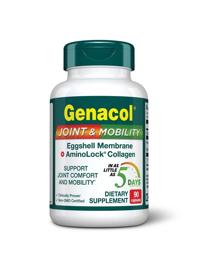 Genacol Eggshell Membrane Collagen Peptides Joint & Mobility Supplement 90 Capsules - Image 3