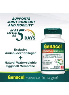 Genacol Eggshell Membrane Collagen Peptides Joint & Mobility Supplement 90 Capsules  - Image 3