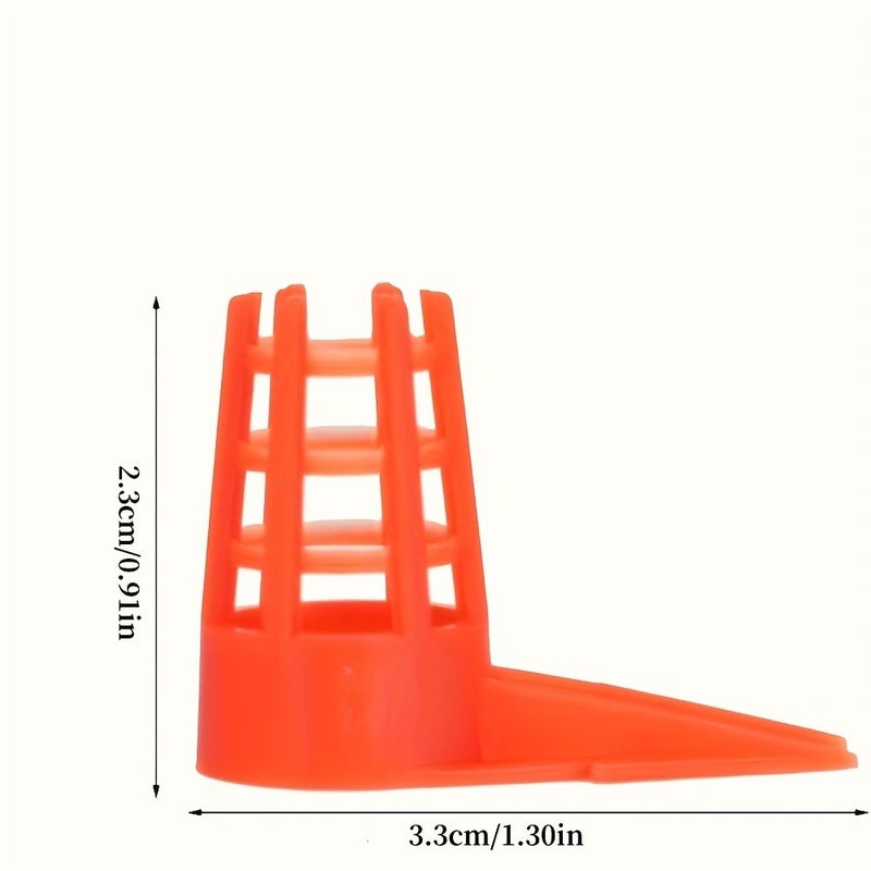 30 Pcs Beekeeping Tools Plastic Queen Bee Cage Anti Bite Protective Cover Beekeeping Plastic Cage Cup Split Opening With Thorns Royal Bee Protective Cover Queen Bee Protector - Image 3