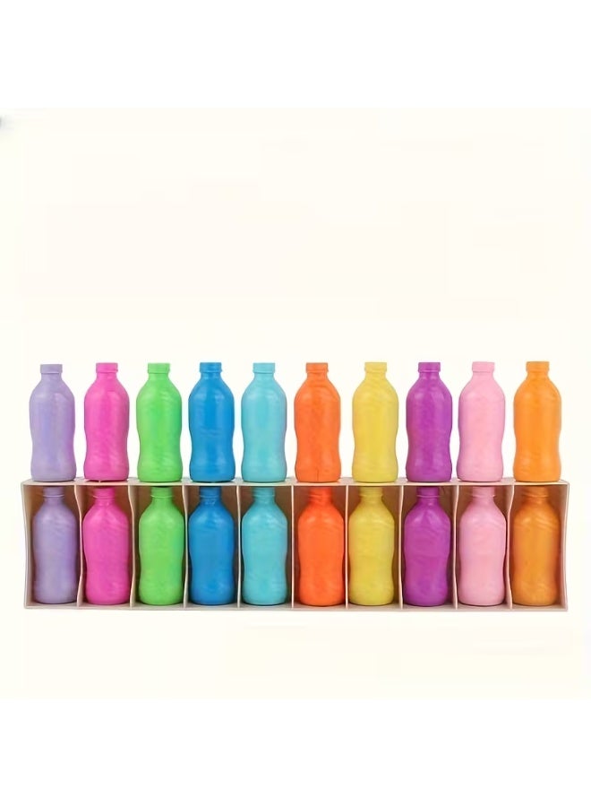21-Piece Fun Bottle Color Guessing Challenge Game - Image 5