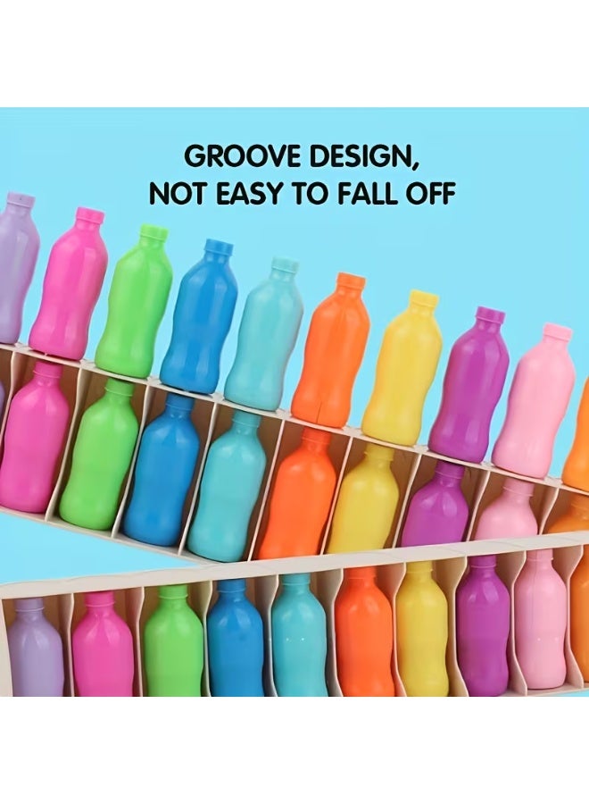 21-Piece Fun Bottle Color Guessing Challenge Game - Image 2