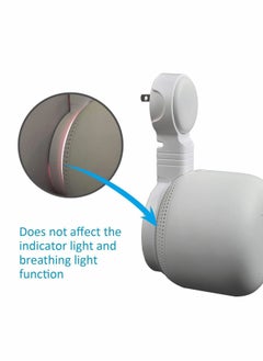 Y&D Outlet Wall Mount for Google Nest Point, Space Saving Holder, Easy Moved, Cord Management Router-Point Without Messy Wires and Screws (White, 1Pack)  - Image 3