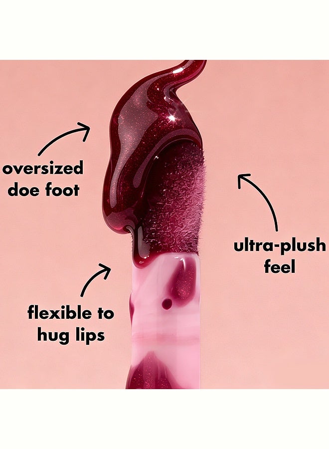 SAM SUGAR Shell Lip Oil, Hydrating Shimmer Non-Sticky Lip Gloss for Plump Lips,#01 - Image 5