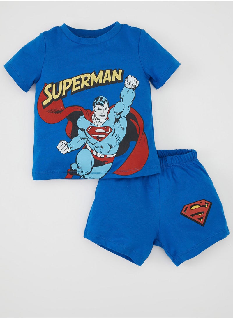 Superman Short Sleeve Cotton Pajama Set With Shorts - pzsku/Z55DC7DBDF44F61D4F838Z/45/_/1729507096/b1b6b035-d41e-4643-8d4e-56cf045a8012