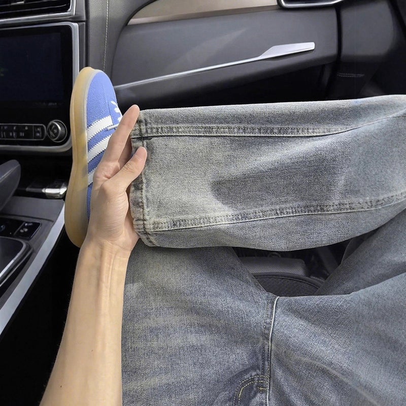 Unisex Classic Denim Jeans Loose Fit Daily Outdoor Wear - Image 5