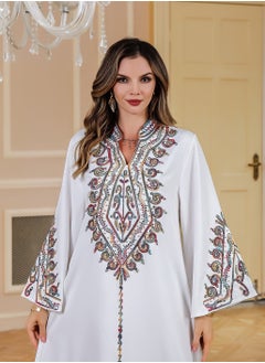 Abaya Rope Embroidery Dress. White. - pzsku/Z55DC92D1F18ED88B38F5Z/45/_/1731401016/8c18d445-0783-4be9-aa4f-83456894854a