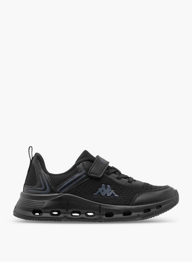 Boys' Logo Detail Sports Shoes with Hook and Loop Closure