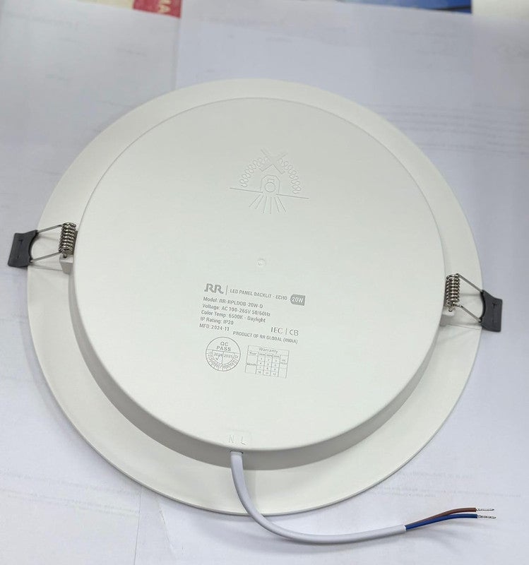 RR LED PANEL LIGHT 20W D/L ROUND - Image 1