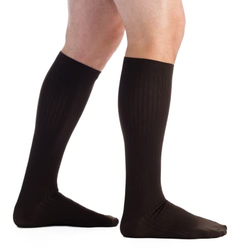 EvoNation Mens 1520 mmHg Knee High Compression Socks Graduated Support for Circulation Swelling Varicose Veins Pain Relief Medical Compression Stockings Made in USA - Image 5
