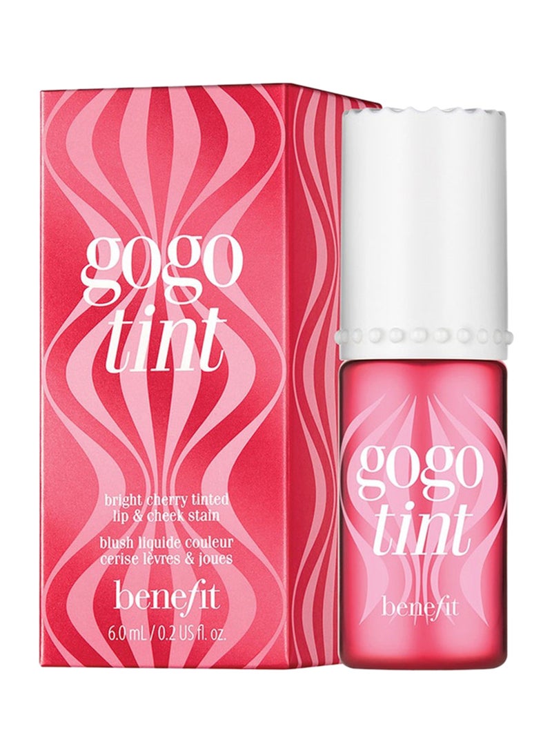 Benefit Cosmetics Gogo Tint Lip Gloss Bright Cherry - Image 1