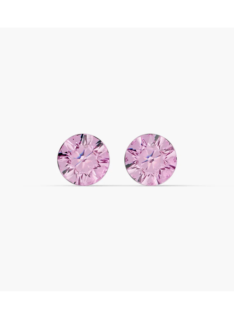 Seona  Seona Aurora Crystal Earrings for Women, Hypoallergenic Stainless Studs | Stud Earrings for Sensitive Ears, Small Lightweight Non-Tarnish Jewelry, Dual Closure Design | 6mm |Light Amethyst for Women | Best Price UAE