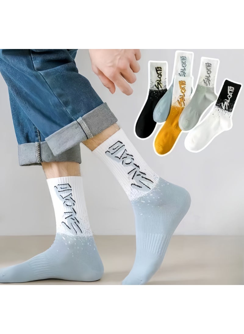 KUYING Fashion Anti Slip Breathable Sports Socks Ten Piece Set 