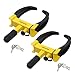 KAYCENTOP Universal Wheel Lock Clamp Anti Theft Trailer Locks Fit Most Vehicles Max 11 Tire Width Security Tire Boot Lock for Trailers SUV Boats ATVs Motorcycles Golf Cart 2 Packs 6 Keys Alike - Image 2