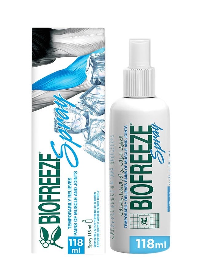 Biofreeze Pain Relief Spray Natural Menthol 118ml  - Image 1