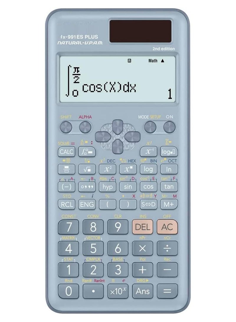 Fx-991Es Plus Series Scientific Calculator 2nd Edition Sky -blue - Image 1