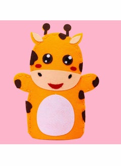 Excefore DIY Finger Puppets Dolls, 8 Pcs Hand Puppet Making Kit Felt Sock Puppet Making Set Animal Hand Puppet Craft Creative Play Party Supplies for Kids (Mixed)  - Image 4