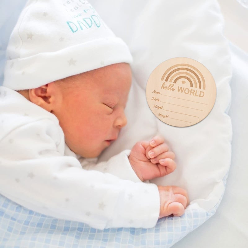 13 Double Sided Milestone Photo Cards For Newborn Monthly Growth - Image 5