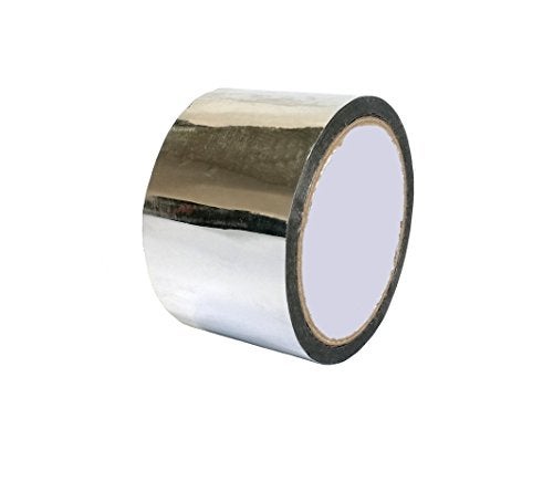 Exasinine Metallic Tape Mirror Tape Duct Tape DIY Decorative Tapes, 2.4 Inches x 55 Yards (Silver) - Image 4