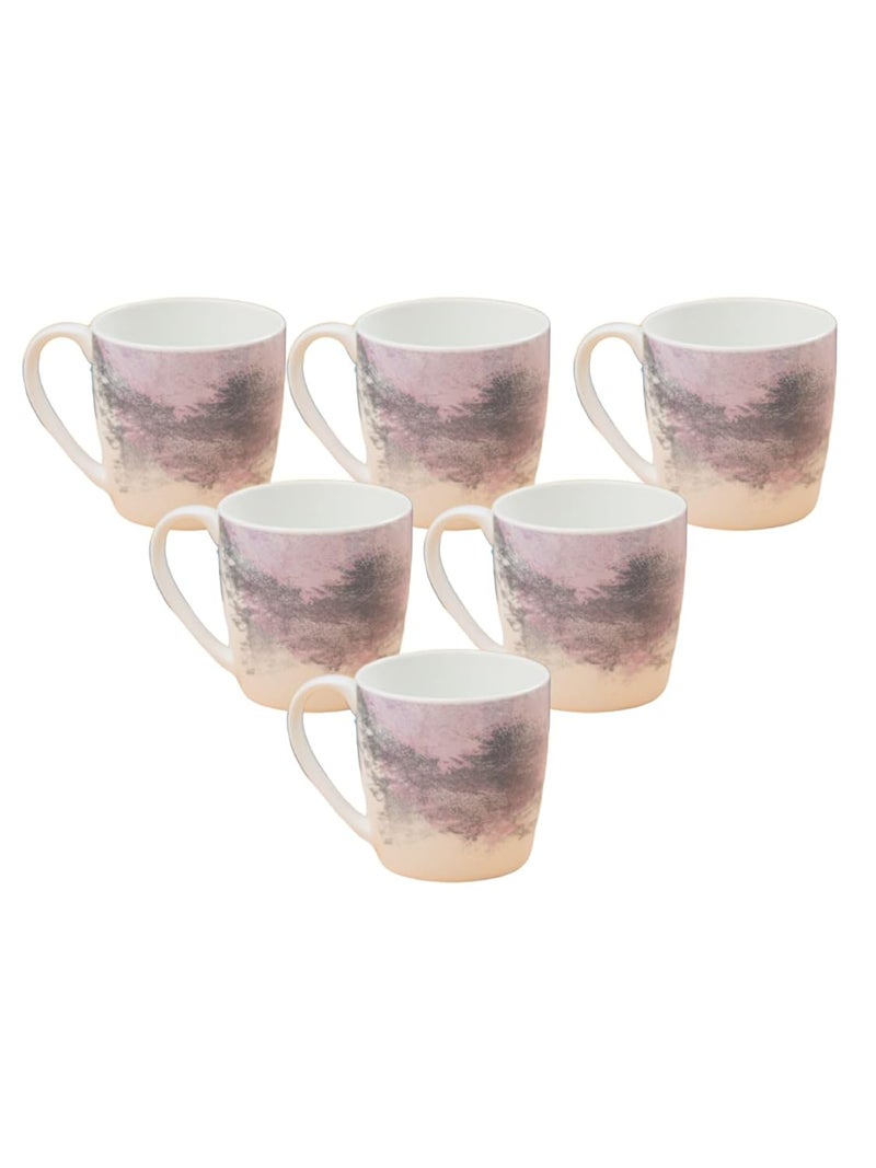 JCPL Fine Ceramic Printed TeaCoffee Mugs Sets of 6200 ml Each Lava L9 - Image 2