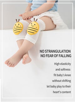 Beirui 3 Pairs of Baby Knee Pads, Cotton Child and Infant Safe Crawling Elbow Pads, Anti-fall Cartoon Knee Pads for Crawling, Non-Slip Products, Protecting Infant and Toddler's Knees, Elbows and Legs  - Image 2