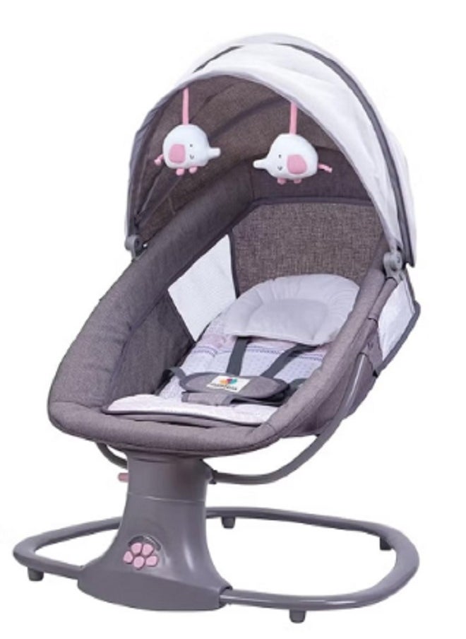 Mastela - Mastela 3-in-1 Multifunction Bassinet | Grey & Pink - Image 1