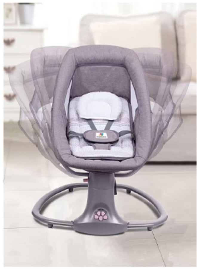 Mastela - Mastela 3-in-1 Multifunction Bassinet | Grey & Pink - Image 1