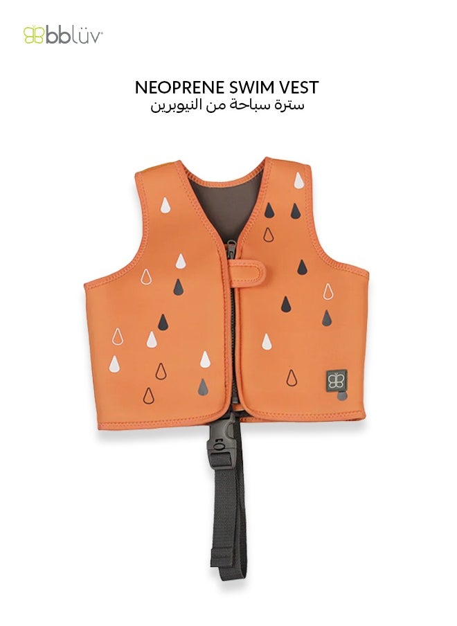 bbluv - bblüv Näj Toddler Swim Vest – Neoprene Float Jacket with 8 Removable Floats, UPF 50+ Sun Protection, Secure Fit & Adjustable Straps – Ideal for 3-6 Years Water Safety & Fun - Image 1