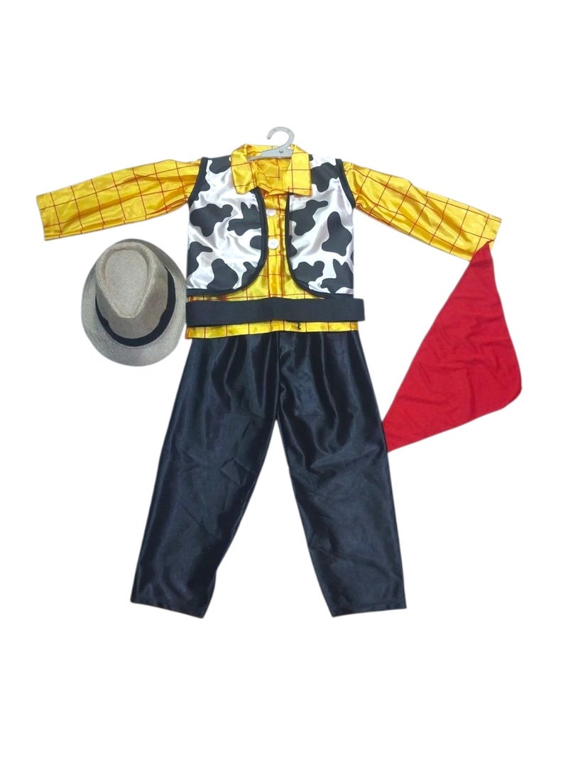 Woody Costume for Kids – Size L for Ages 6 to 8 Years - Image 1
