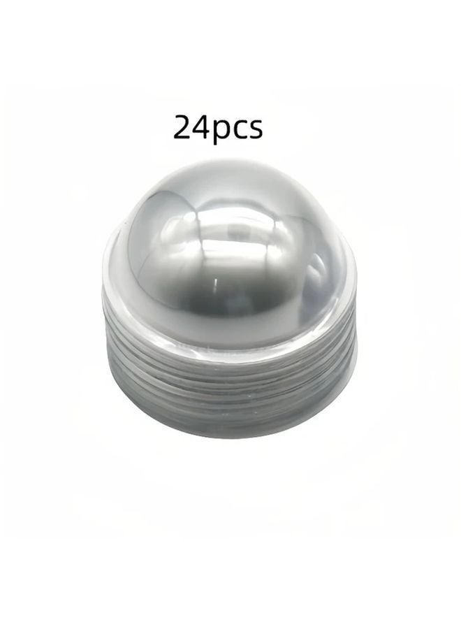 24pcs Transparent PVC Dome Caps With Flip Top Lid For Gift Wrapping - Image 5
