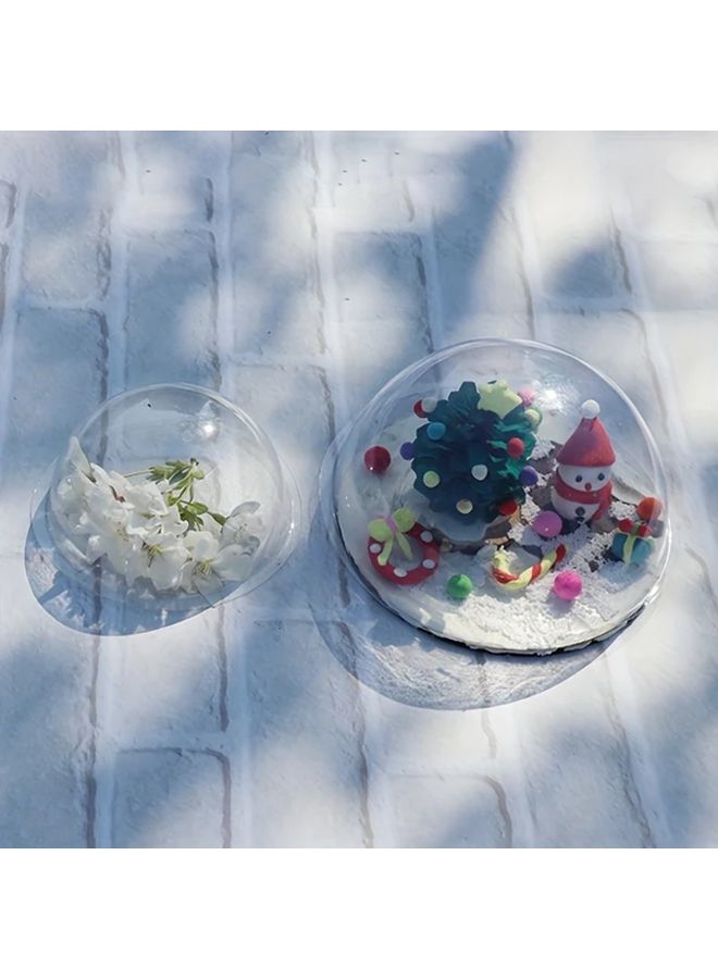 24pcs Transparent PVC Dome Caps With Flip Top Lid For Gift Wrapping - Image 4