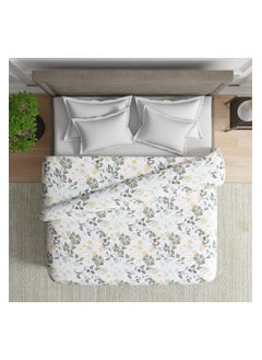 Wakefit Wakefit Comforter Double Bed | 220 GSM | Blanket Double Bed, AC Comforter Double Bed, Quilt, AC Blanket, Dohar Double Bed, Diwali Gifts, Reversible Microfiber Cotton (Leafy Bliss), White  - Image 5