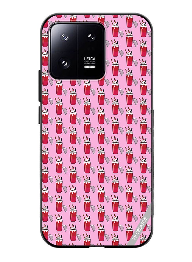 Protective Case Cover For Xiaomi 13 Ice Cream Glass Drink Design Multicolour